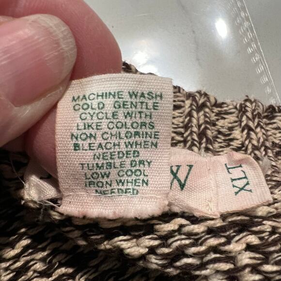 VTG J.Crew Oarsman Striped Cotton Sweater Men’s XL TALL 90s Y2K 
Retro FLAW - Picture 6 of 11